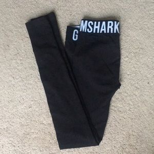 Gymshark fit legging - Black/white